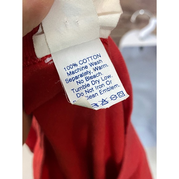 Vintage World Class Dad T Shirt Size Large Red Single Stitched USA - Picture 6 of 13